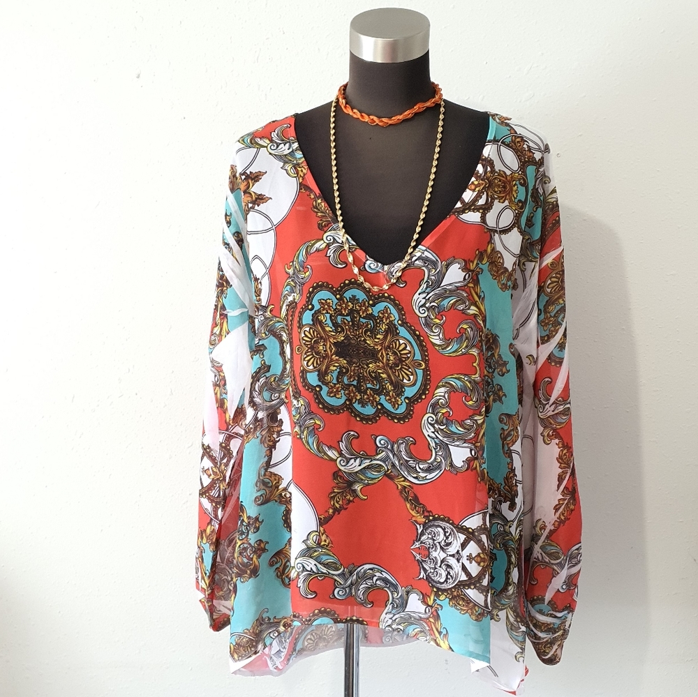 Retro Apparel Tunic Top Blouse